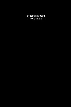 Paperback Caderno Pautado: Livro Para Escrever Preto [Portuguese] Book
