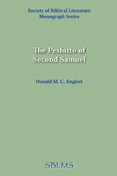 Paperback The Peshitto of Second Samuel Book