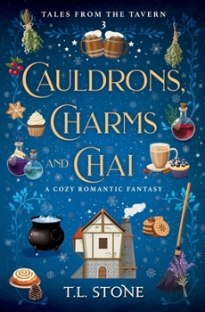 Paperback Cauldrons, Charms & Chai: A Cozy Romantic Fantasy Book