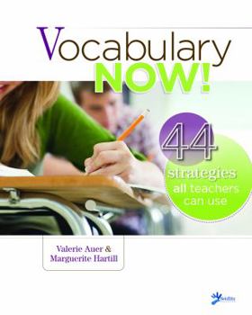 Paperback Vocabulary Now! : 44 Strategies All Teachers Can Use Book