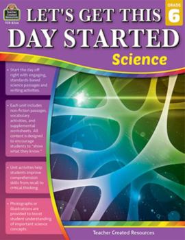 Paperback Let's Get This Day Started: Science (Gr. 6) Book