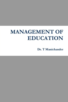 Paperback Management of Education Book