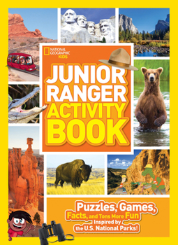 Paperback Junior Ranger Activity Book: Puzzles, Games, Facts, and Tons More Fun Inspired by the U.S. National Parks! Book