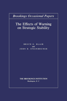 Paperback The Effects of Warning on Strategic Stability Book