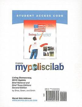 Printed Access Code Living Democracy Student Access Code Card: Brief National and Brief Texas Editions Book