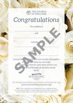 Misc. Wedding Celebration Keepsake Card (Pack of 10) Book