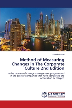 Paperback Method of Measuring Changes in The Corporate Culture 2nd Edition Book