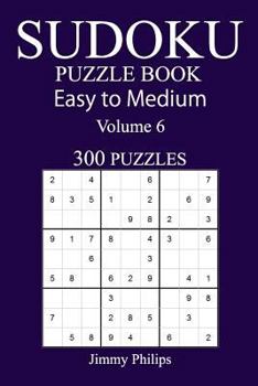 Paperback 300 Easy to Medium Sudoku Puzzle Book
