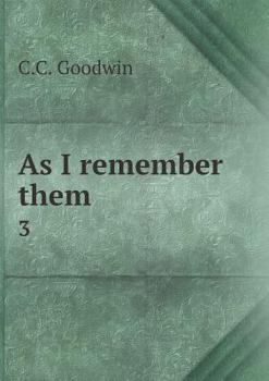 Paperback As I remember them 3 Book