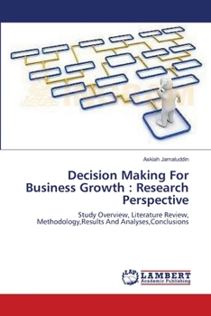 Paperback Decision Making For Business Growth: Research Perspective Book