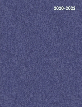 Paperback 2020-2022 Monthly Planner: Appointment Planner, Diary and Daily Organizer for Three Years - Include Pages for Notes & Year Calendars at a Glance Book