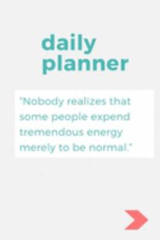Paperback Daily Planner: Simple Design Planner Organizer For Normal Busy People Book