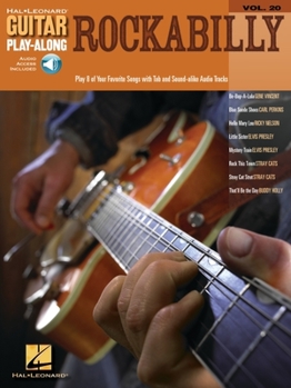 Paperback Rockabilly Guitar Play-Along Volume 20 - Book/Online Audio [With CD (Audio)] Book