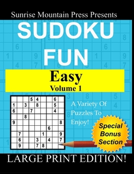 Paperback Sudoku Fun: Easy Volume 1 Book