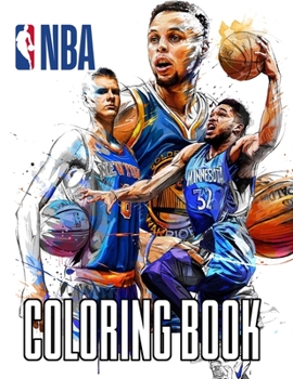 Paperback Nba Coloring Book: Nba Basketball Coloring Book With Over 50 High quality images Book