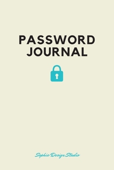 Password Journal: Internet Address Book Protect Usernames Alphabetical Pages 6x9