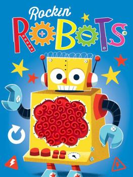 Board book Rockin Robots - Silicone Touch and Feel Board Book - Sensory Board Book