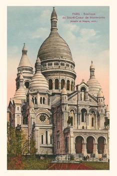 Paperback Vintage Journal Sacred Heart Basilica, Montmartre Book