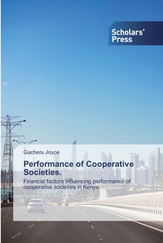 Paperback Performance of Cooperative Societies. Book
