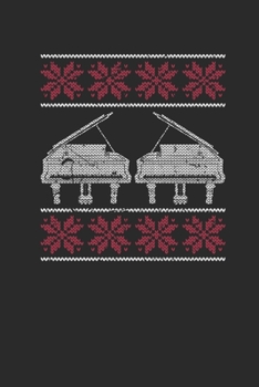 Christmas Piano: Dotted Bullet Notebook (6" x 9" - 120 pages) ~ Christmas Themed Notebook for Daily Journal, Diary, and Gift