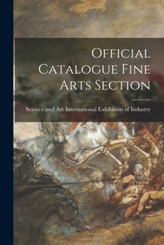 Paperback Official Catalogue Fine Arts Section Book