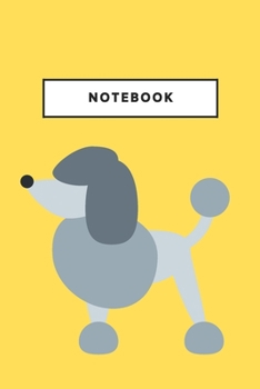 Notebook: Yellow Dog Notebooks And Journal Puppy Soft Cover Lined Animal Pet Composition Book Planner Diary With Funny Dog