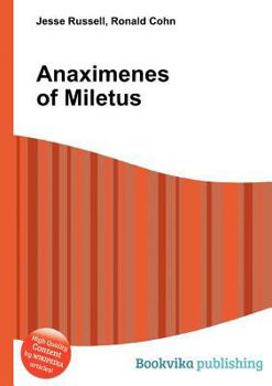 Paperback Anaximenes of Miletus Book