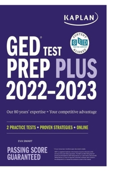 Paperback GED Test Prep Plus 2022-2023 Book
