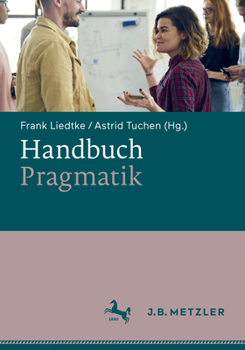 Hardcover Handbuch Pragmatik [German] Book