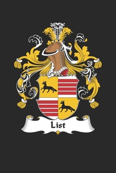 Paperback List: List Coat of Arms and Family Crest Notebook Journal (6 x 9 - 100 pages) Book