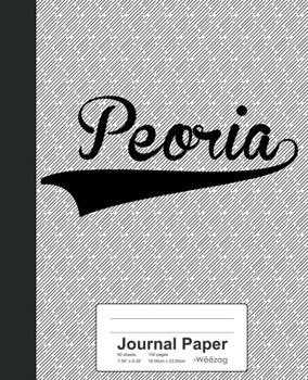 Paperback Journal Paper: PEORIA Notebook Book
