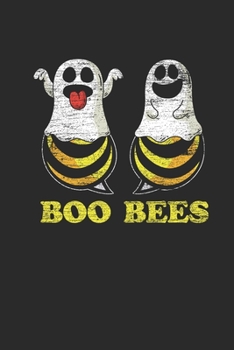 Paperback Boo Bees: Blank Lined Notebook (6" x 9" - 120 pages) Halloween Themed Notebook for Gift / Daily Activity Journals / Diary Book