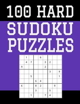 Paperback 100 Hard Sudoku Puzzles: Hours of Fun For All Ages, 126 Pages, Soft Matte Cover, 8.5 x 11 Book