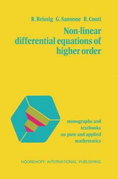 Hardcover Non-Linear Differential Equations of Higher Order Book