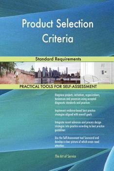 Paperback Product Selection Criteria Standard Requirements Book