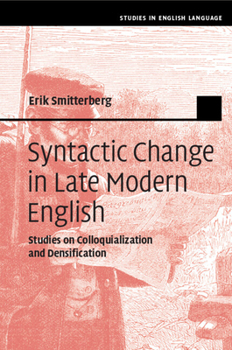 Paperback Syntactic Change in Late Modern English Book