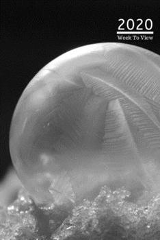 Paperback A5 2020 Diary Week To View Paperback Cover With Alternative Design -: - Feathered Soap Bubble Diary Cover, Year Planner For Business, Office, Home, Un Book