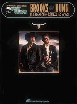 Paperback E-Z Play Today #374 - Brooks and Dunn - Brand New Man Book