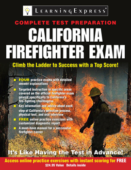 Paperback California Firefighter Exam Book