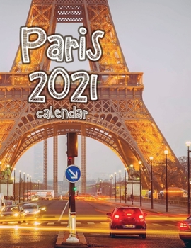 Paperback Paris 2021 Calendar Book