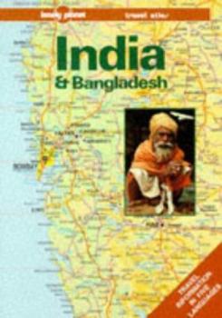 Paperback Lonely Planet India & Bangladesh Travel Atlas Book