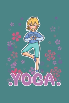 Yoga Girl Notebook: Graph Paper Journal 6x9 - 120 Pages