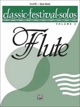 Paperback Classic Festival Solos (C Flute), Vol 2: Solo Book
