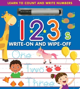 Board book 123s Write-On and Wipe-Off: Learn to Count and Write Numbers Book