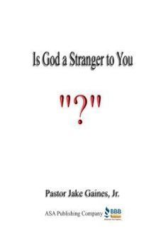 Paperback Is God a Stranger to You? Book