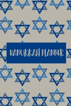 Paperback Hanukkah Planner: Gift Giving Tracker, Dinner Preparation, Address Tracker Book