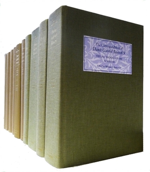 Hardcover The Correspondence of Dante Gabriel Rossetti: Set [10 Volume Set] Book
