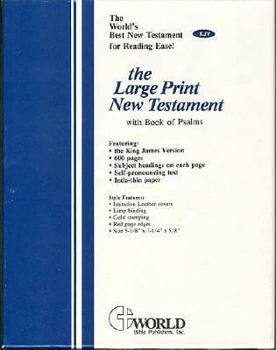 Paperback The New Testament of Our Lord and Saviour Jesus Christ: King James Version : Black Leather [Large Print] Book
