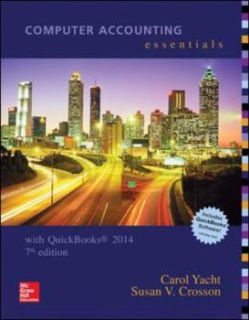 Spiral-bound Computer Accounting Essentials with QuickBooks 2014: Versions Pro, Premier & Accountant [With CDROM] Book