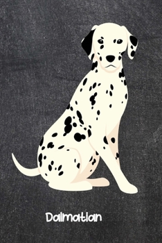 Dalmation: Dogs Blank Lined Gift Journal Diary or Notebook, Hand Drawn Illustration, Wide Rule